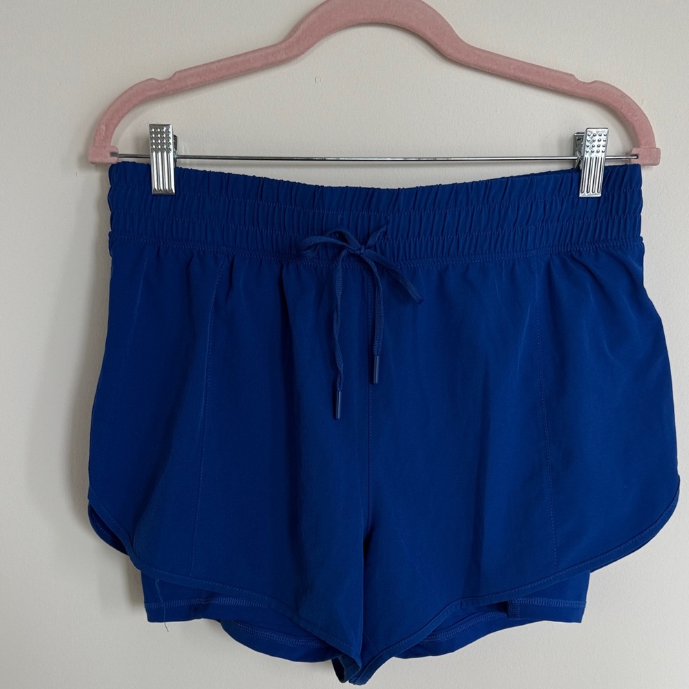 90 Degree By Reflex Royal Blue Athletic Shorts